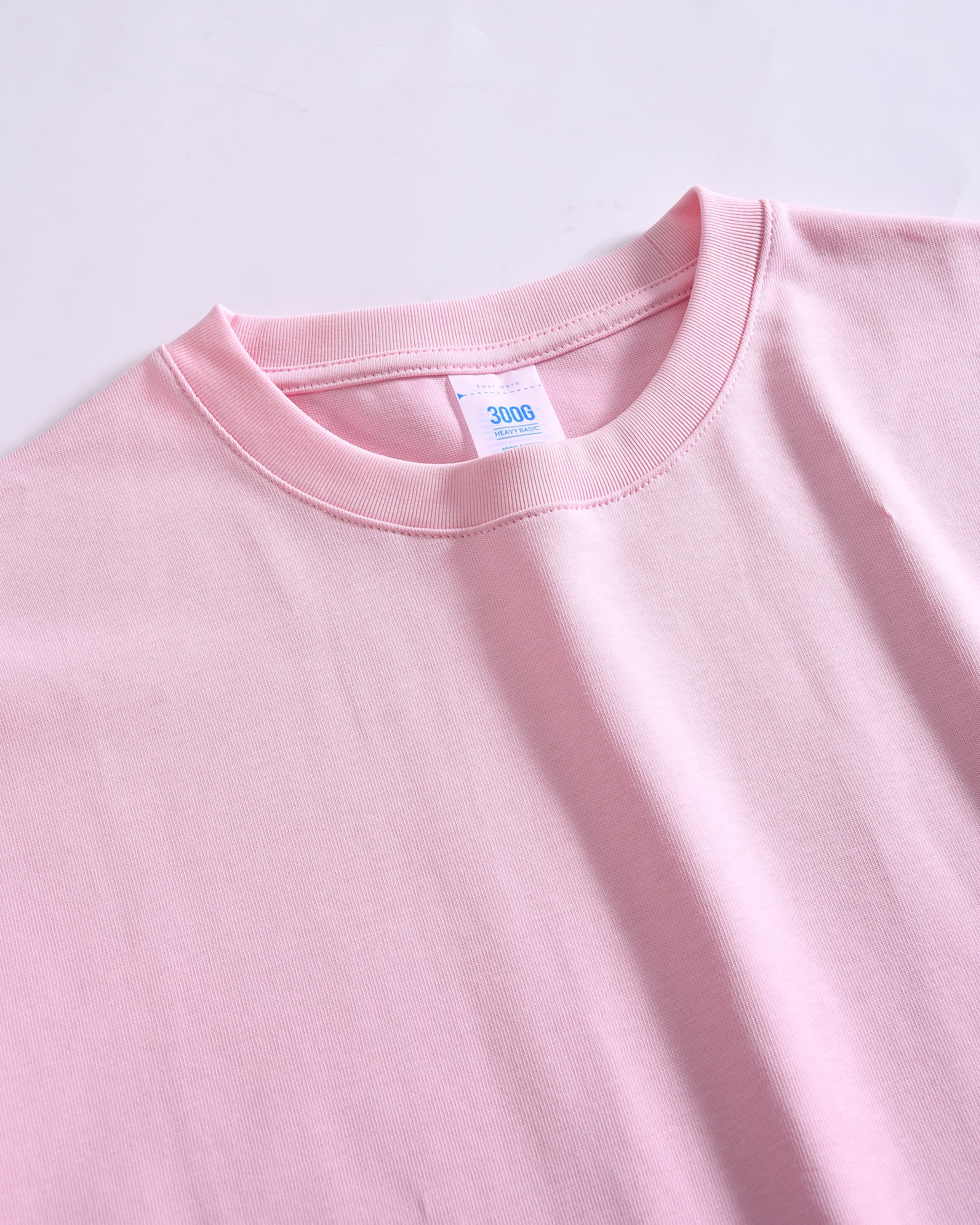 300g Soft Pink Classic T-Shirts