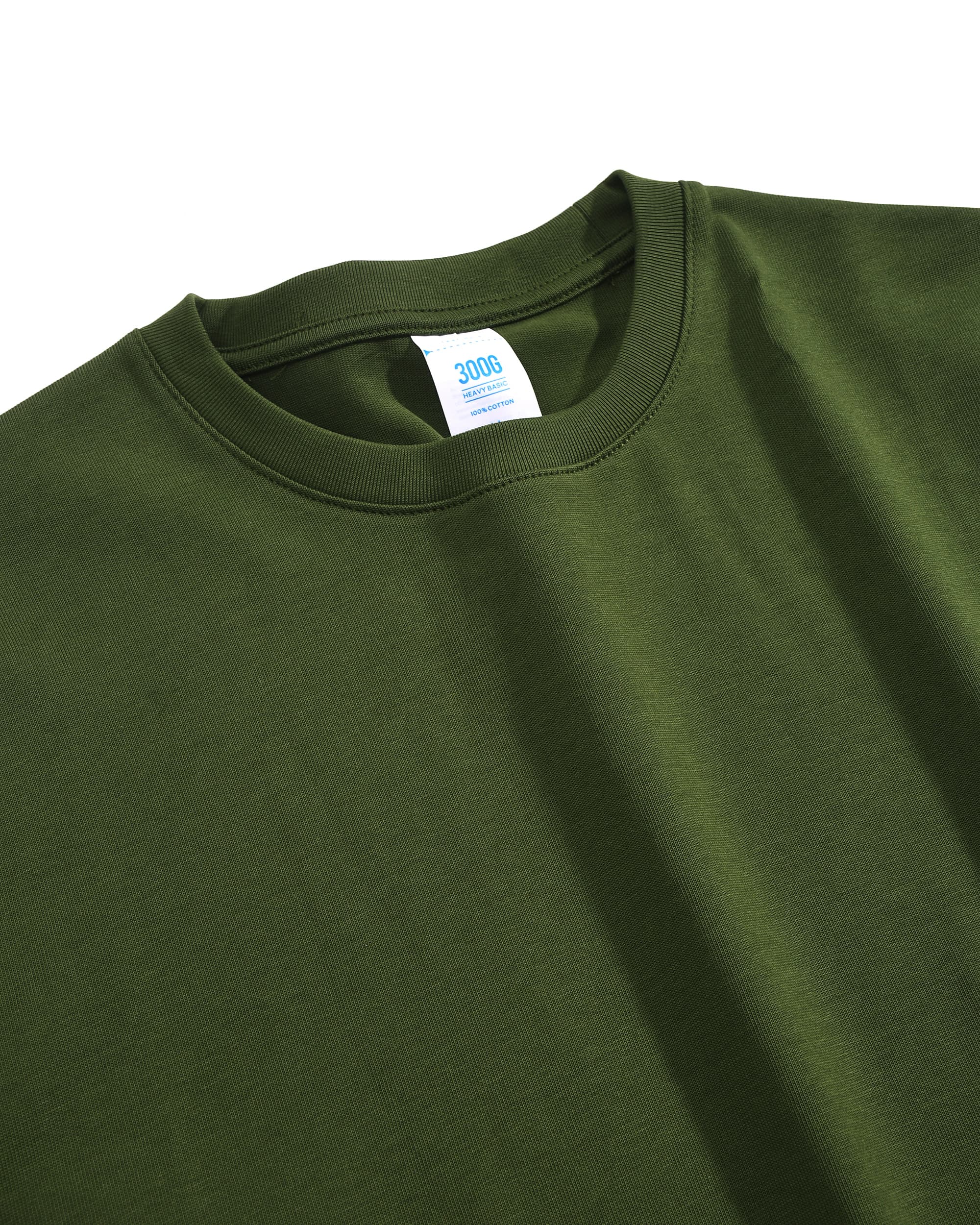 300g Olive Green Classic T-Shirts