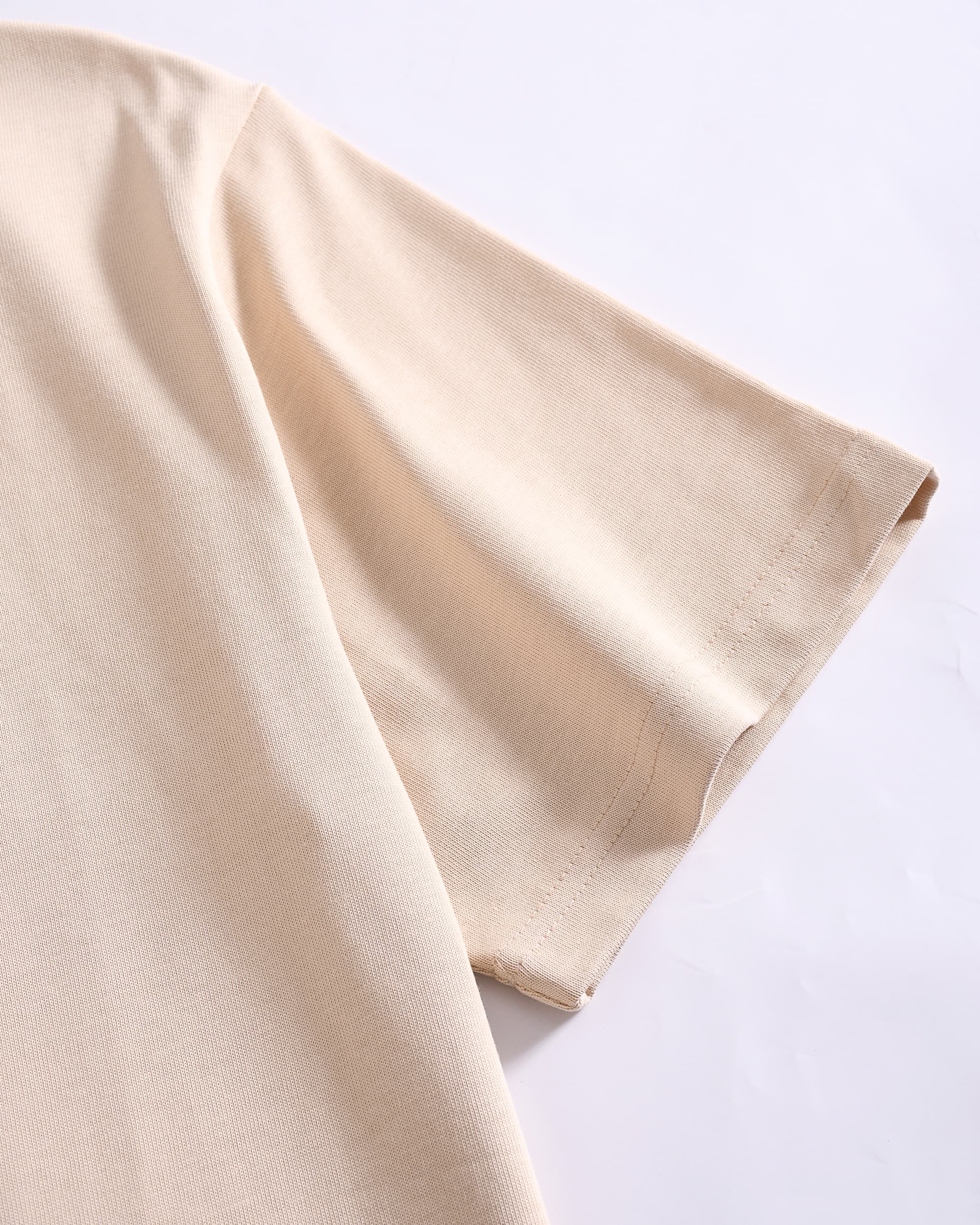 300g Light Cream Classic T-Shirts