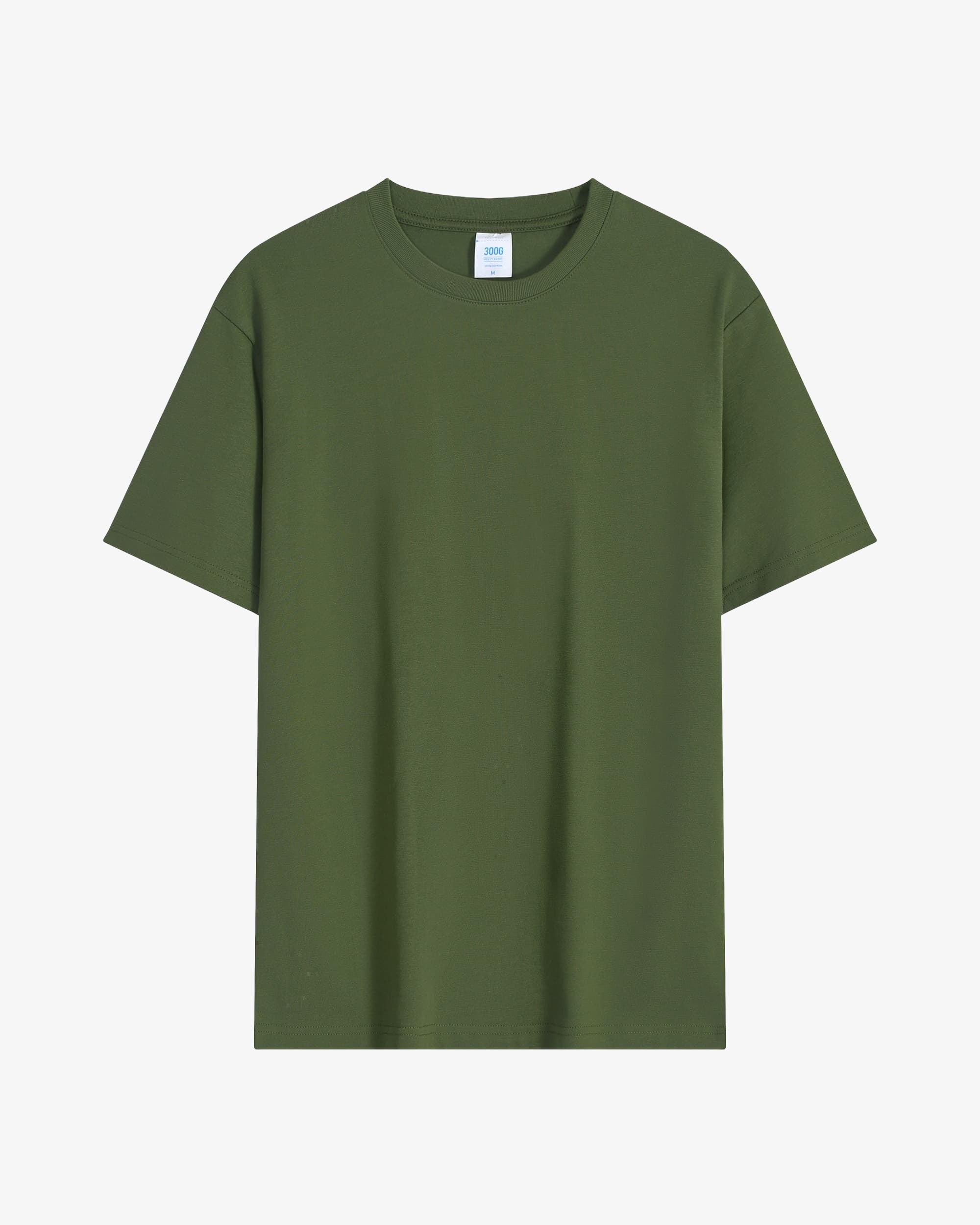 300g Olive Green Classic T-Shirts