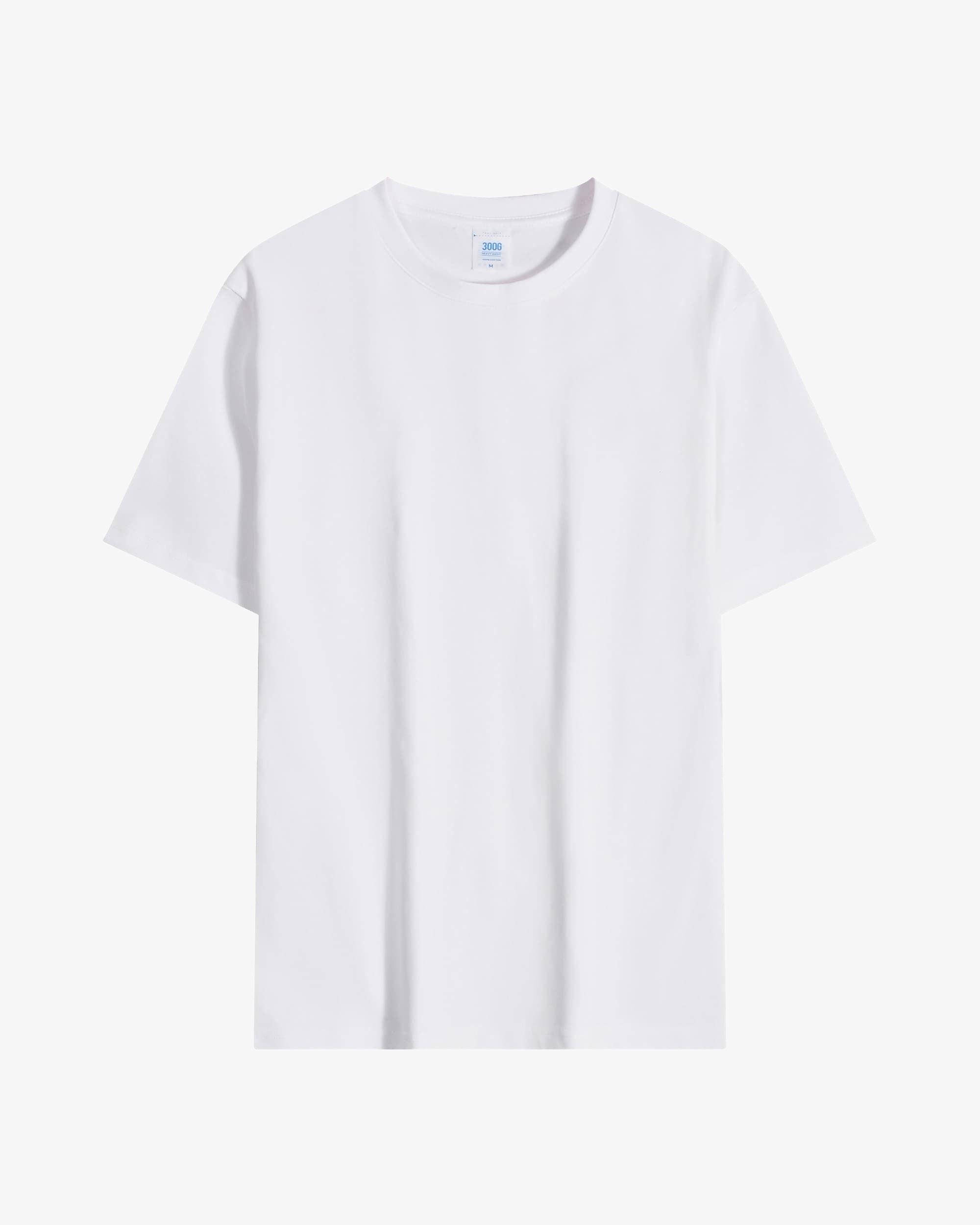300g Pearl White Classic T-Shirts
